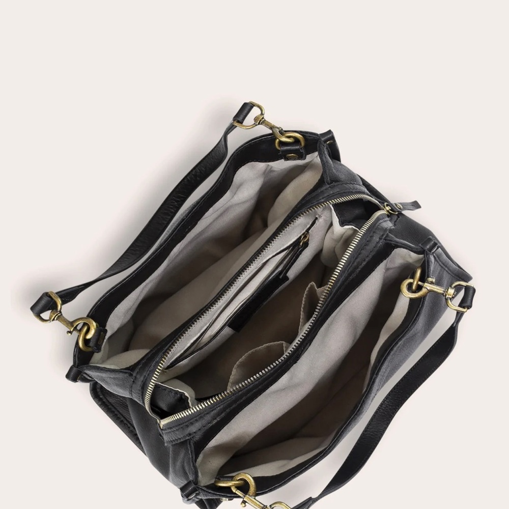 🌼LENOX TRIPLE ENTRY SATCHEL in BRANDY🌼 - Picture 2 of 6